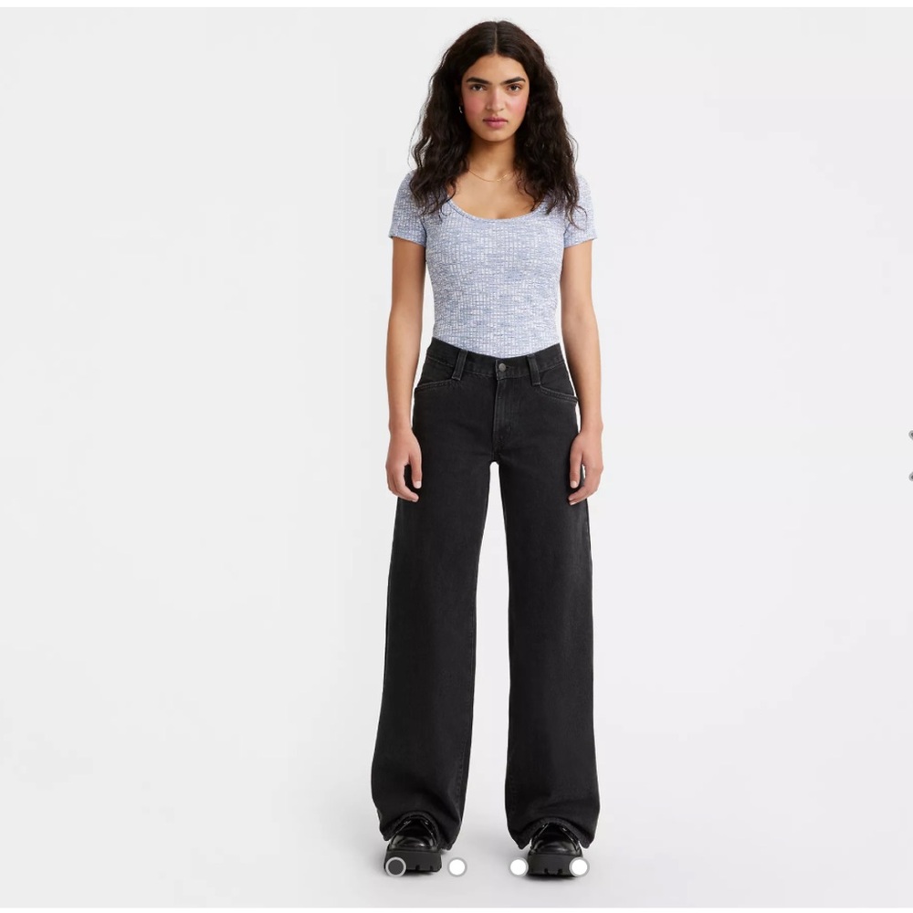 '94 BAGGY WIDE LEG JEANS similar to XL flood